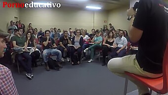 Aula De Masterclass Com Pamelasanchez E Pamelajesus Com Muito Esguicho