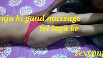 Hottest Bhabhi Gives Sensual Back Massage And Gets Naughty With Young Boy