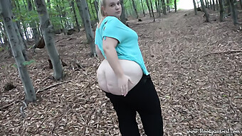 European Bbw With A Big Ass Enjoys Outdoor Sex With Her Boyfriend