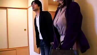 Mature Japanese Mom Aids Her Horny Stepson