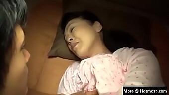 Japanese Milf Gets Intimate With A Teen In Front Of Her Husband