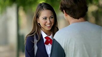 American Adult Film Actress Casey Calvert And Riley Reid In A French-Themed Erotic Video With Manuel Ferrara