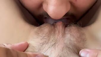 Intense Eating Pussy Action With Blonde Girlfriend