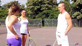 German Milf Jess Seduced By Son'S Friend For Sex After Tennis