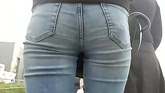 Public Outing In Jeans Showcases Stunning Derriere