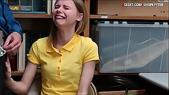 Young Shoplifter Catarina Petrov Punished With Oral And Pussy Fuck By Loss Prevention Officer