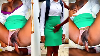 African Coed Visits Boyfriend For A Steamy Encounter In Uniform