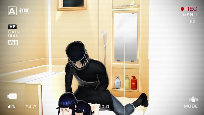 Sasuke Hat Sex Mit Hinata Unter Dem Wachsamen Auge Eines Reifen Beobachters