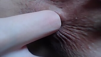 Intense Close-Up Of Deep Anal Fingering And Tight Asshole