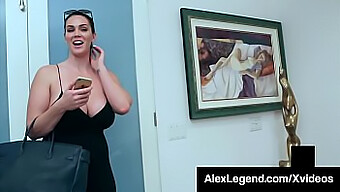 Voluptuoasa Brunetă Alison Tyler Experimentează Un Partener Bine Dotat.