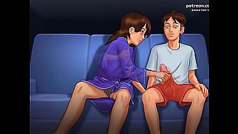 Beautiful Cartoon Milf Gets A Handjob And Cumshot In This Summertime Saga Video