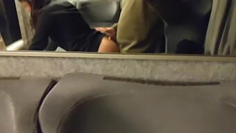 Unprotected Anal Sex With A Random Guy On Public Transportation-Solveig