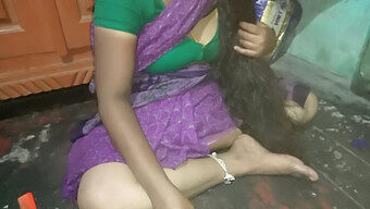 Indian 18-Year-Old'S Small Boobs And Hairy Pussy On Display