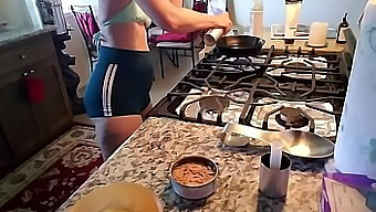 Redhead Milf Shares Cooking Tips And Eroticism In The Kitchen