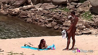 Black Man With Large Penis Seduces Nudist Beach Goers