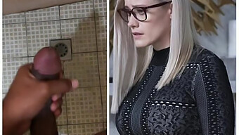 Atemberaubende Blondine Olivia Taylor-Dudley In Einer Cfnm-Begegnung Mit Einem Gut Bestückten Partner