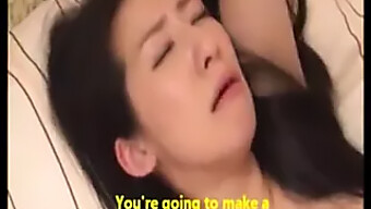 Japanese Step Mom Teaches Young Son About Pleasure With English Subs