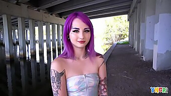 Young Inked Goth Teen Gets Pounded In Pov