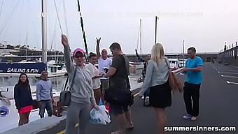 Uninhibited Group Sex On A Boat During A Summer Gathering