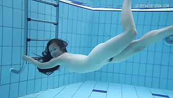 Young And Sexy Umora Bajankina Dives Into The Pool And Explores Her Untouched Beauty