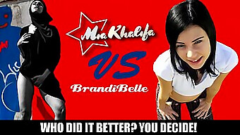 Compare And Contrast: Mia Khalifa Vs. Brandi Belle In Big-Tits Compilation