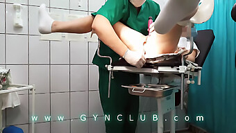 Bdsm Sex With Vibrator And Bondage On Gynecologist Chair