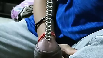 Female Performs Extreme Bdsm Urethral Sounding On Penis