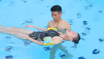 Relaxing Full-Body Massage On A Floating Platform In Water