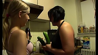 Lena Nitro'S Sensual Journey With Vegetables And Pleasure Toys