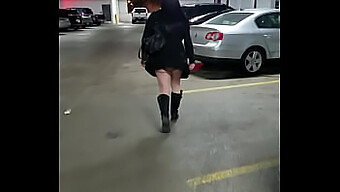 A Milf Exposes Herself In A Casino Parking Garage