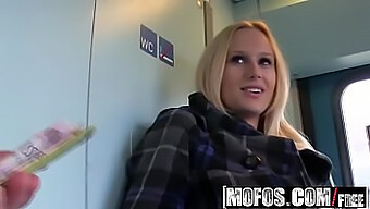 Mofos Presents Public Pick-Up With Angel Wicky In A Train Toilet