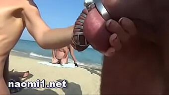 A Wild Group Sex And Piss Play On A French Nudist Beach