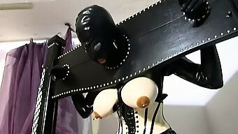 Teen Handjob And Bdsm Play In Latex Outfits