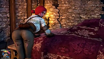 Aventura De Iarnă A Lui Triss Într-Un Porno Animat 3d